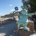 Gli acquerelli di Casimiro Piccolo e le sculture in bronzo dell’artista tedesca Carin Grudda che animano il paesaggio di Taormina e di Capo d’Orlando vanno in Russia