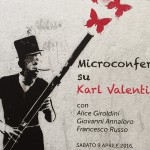 “Microconferenza su Karl Valentin”, cabaret teatrale ispirato all’arte tedesca
