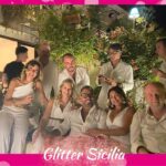 Private summer party a Palazzo Schiavo: una delle terrazze più belle di Palermo brilla in white